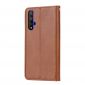 Honor 20 - Housse effet cuir stand case