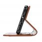 Honor 20 - Housse effet cuir stand case