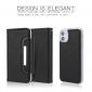 Housse et coque 2 en 1 effet cuir grainé pour iPhone 11