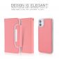 Housse et coque 2 en 1 effet cuir grainé pour iPhone 11