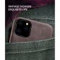 Coque iPhone 11 Pro Max vintage serie imitation cuir