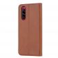 Housse Sony Xperia 5 simili cuir stand case