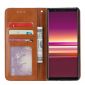 Housse Sony Xperia 5 simili cuir stand case