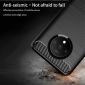 Coque OnePlus 7T MOFI effet brossé - Noire