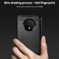 Coque OnePlus 7T MOFI effet brossé - Noire