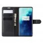 Housse OnePlus 7T Pro portefeuille style cuir