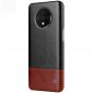 Coque OnePlus 7T imak bicolore imitation cuir