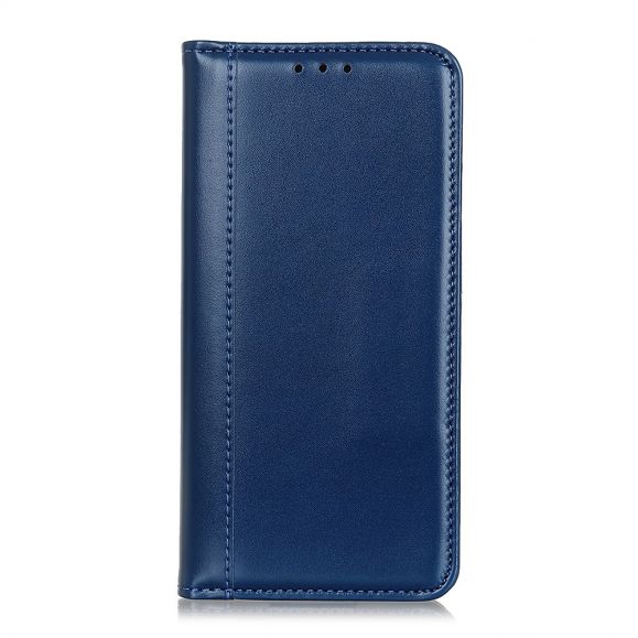 Samsung Galaxy A71 - Étui folio imitation cuir - Bleu