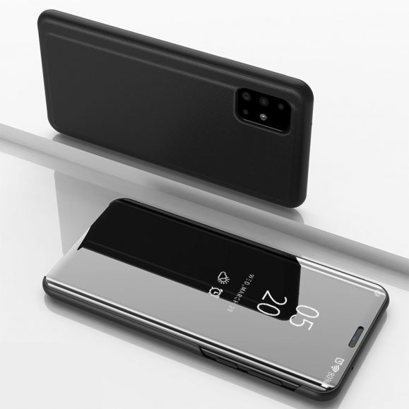 Samsung Galaxy A71 - Coque avec rabat effet miroir