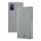 Housse Samsung Galaxy A71 croisillons fonction support - Gris
