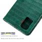 Housse Samsung Galaxy A71 style cuir effet croco