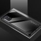 Coque Samsung Galaxy A71 carbone dos en verre