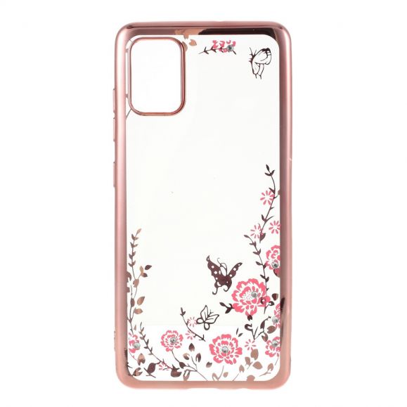 Coque Samsung Galaxy A51 transparente printemps fleuri