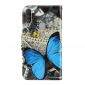 Housse Samsung Galaxy A11 Papillon Bleu