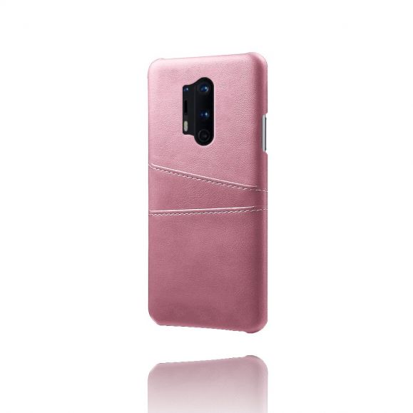 Coque OnePlus 8 Pro Mélodie effet cuir porte cartes