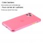 Coque iPhone 11 Pro Max semi transparent avec bouton couleur