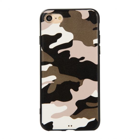 Coque iPhone SE / 8 / 7 camouflage militaire