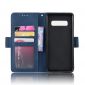 Housse Samsung Galaxy S10 Plus effet cuir + porte cartes