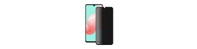 Protection d'écran Samsung Galaxy A41 verre trempé et filtre de confidentialité