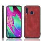 Coque Samsung Galaxy A40 Effet Cuir