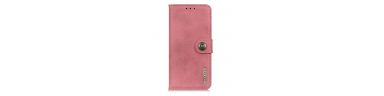 Housse Xiaomi Redmi 9 KHAZNEH Effet Cuir Porte Cartes - Rose