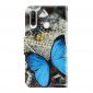 Housse Huawei Y6p Papillon Bleu