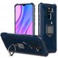 Coque Xiaomi Redmi 9 Aspect Carbone avec Bague Support