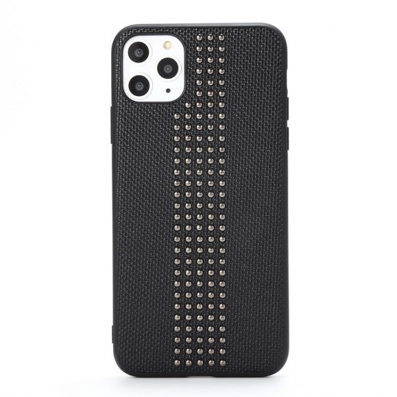 Coque iPhone 11 Pro Max Effet Cuir Rivets