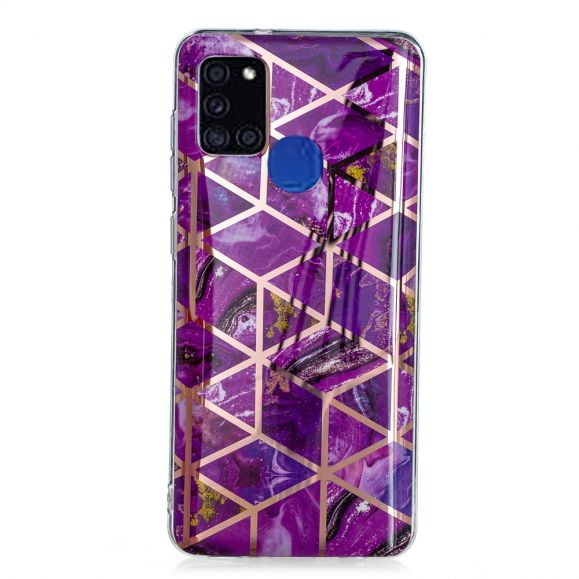 Coque Samsung Galaxy A21s Géométrie Violet