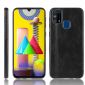 Coque Samsung Galaxy M31 Effet Cuir Coutures