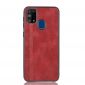 Coque Samsung Galaxy M31 Effet Cuir Coutures