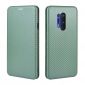 Housse OnePlus 8 Pro Effet Fibre de Carbone - Vert