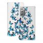 Housse Samsung Galaxy Note 20 Multiples Papillons Bleus
