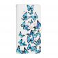 Housse Samsung Galaxy Note 20 Multiples Papillons Bleus