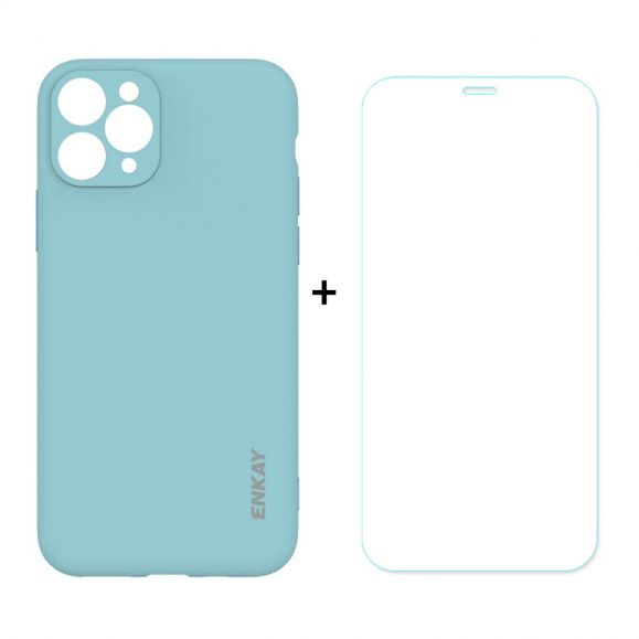 Coque + Film protecteur en verre trempé pour iPhone 11 Pro Max