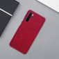 Housse OnePlus Nord Qin Series Effet Cuir - Rouge