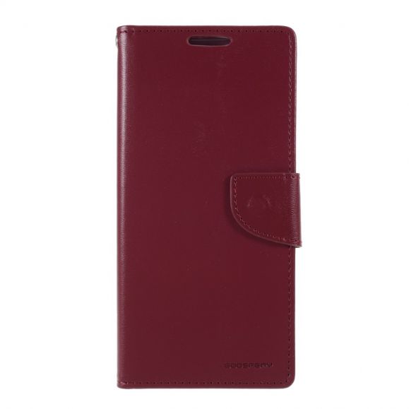 Housse Samsung Galaxy Note 20 Bravo Series imitation cuir - Vin rouge