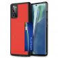 Coque Samsung Galaxy Note 20 Business porte carte - Rouge
