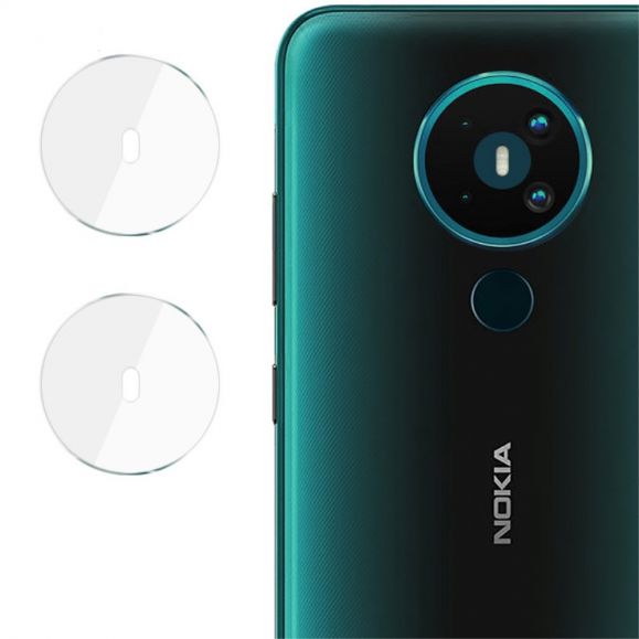2 protections en verre trempé pour lentille du Nokia 5.3