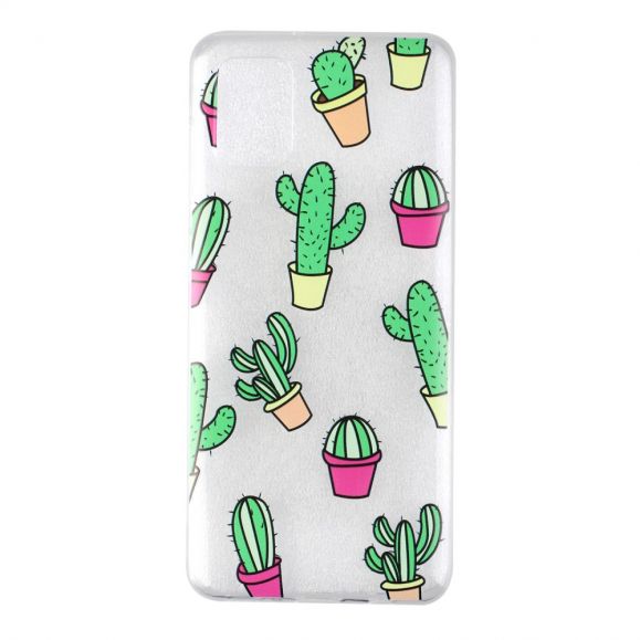 Coque Samsung Galaxy A31 transparente cactus