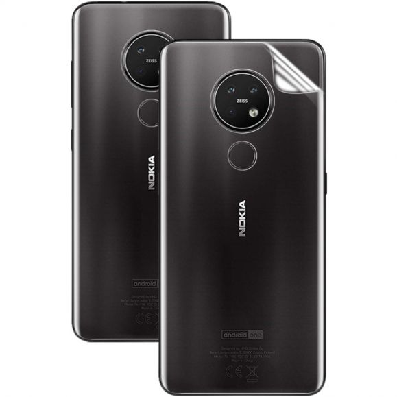 2 films protecteurs arrière en hydrogel pour Nokia 7.2