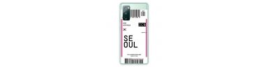 Coque Samsung Galaxy S20 FE Boarding Pass 03 SEOUL