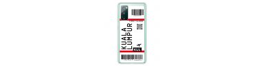 Coque Samsung Galaxy S20 FE Boarding Pass 06 KUALA LUMPUR