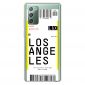 Coque Samsung Galaxy Note 20 Boarding Pass 08 LOS ANGELES