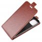 Housse iPhone 12 mini simili cuir avec rabat verticale