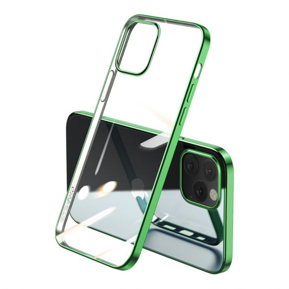 Coque iPhone 12 / 12 Pro Transparente Contours Couleurs