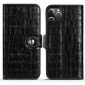 Housse iPhone 12 Pro / 12 Cuir aspect croco