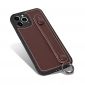 Coque iPhone 12 Pro Max Strap coutures simili cuir