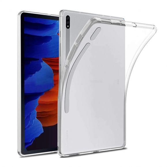 Coque transparente Samsung Galaxy Tab S8 Plus / S7 Plus en Silicone