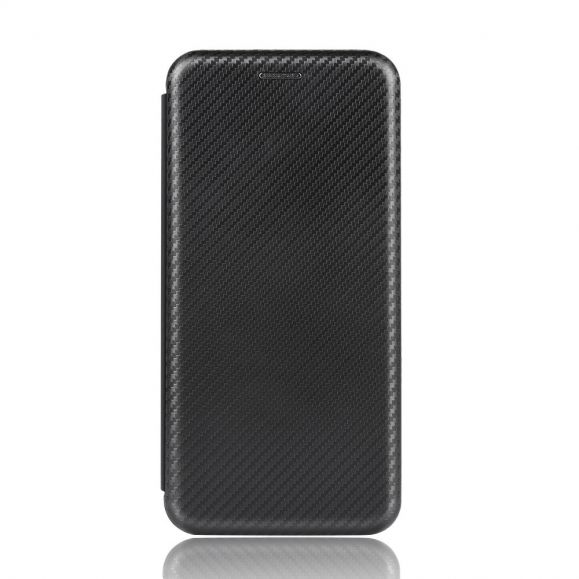 Housse OnePlus 8T simili cuir style fibre de carbone